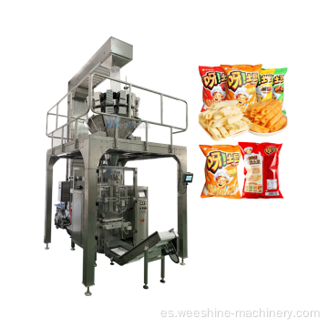 Máquina de embalaje de papas fritas de relleno automático